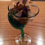 魚菜料理 縄屋 - 地物の鮑。酢の具合が絶妙！