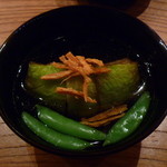 魚菜料理 縄屋 - 賀茂茄子とばちこのお椀