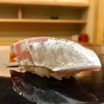 日本橋蛎殻町 すぎた - 2019.2.  真鯵