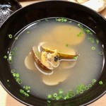日本橋蛎殻町 すぎた - 2019.2.  浅蜊の味噌汁