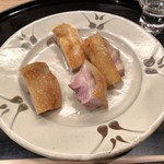 鳥つね自然洞 - 鶏もも肉の塩焼き