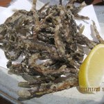 甲子屋 - ドジョウの唐揚げ