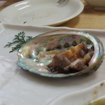 水沼さざえ店 - アワビの刺身