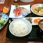 かわむら - 刺身定食 ¥1.000