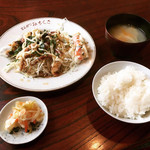 みちくさ - 日替り定食(イカ唐揚げ) ¥500-