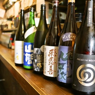 日本酒の数々