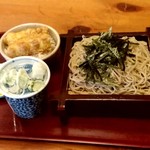 きのえね - 【2019.3.25(月)】松田スペシャル(ザルそば＋ちくわミニ天丼)900円