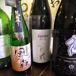 金町製麺 - 日本酒4種