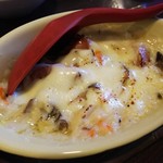金町製麺 - キノコのグラタン