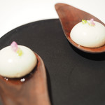 オマージュ - 雷おこしのブラマンジェ