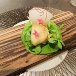 スリオラ - 銀ダラのフリット。