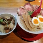 うちのラーメン 我豚 - 我豚スペシャル ＋ 我丼