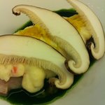 スゥリル - 黒むつを蒸して小松菜のソースかけもの