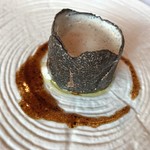 El Celler de Can Roca - ★9 Truffle soufflé and veal oyster blade Truffle oil, truffle parmantier, truffle foam