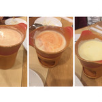 チーズダイニング STORIA - 左からトマト、明太、ハニー