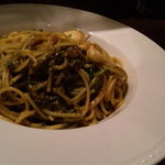 紋甲イカのパスタ