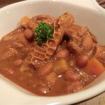 ヒガシナカノ151 - 「ハチノスのトマト煮込み」：カレー風味で他所とはちょっと違います！