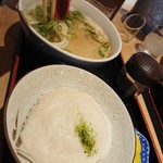 食事処 ニュー因幡 - とろろ飯＋うどん (650円)