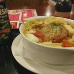 スパ・リブール ヨコハマ レストラン - 「グラタンパスタ ボロネーゼ」980円