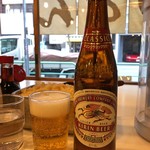 うどん 丸香 - キリン クラシックラガー 小びん