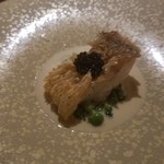 TAIAN - 甘鯛 キャビア 菜の花 イタリア産グリーンピース シャンパンソース