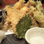 えんや - 天婦羅盛合せ  美味いね❤️