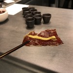 ABaC RESTAURANT & HOTEL - ★9Cecina chip with Café de Paris butter