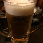Motsunabe Izakaya Gouya - ビール2杯目