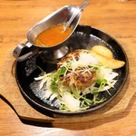 リアルステーキ - 手ごねハンバーグ(和風)　￥1,490