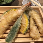 縁起のえびちゃん - レディース天ぷら定食の天ぷら
