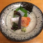 Sushi Tokusuke - 昆布締めサヨリ、肉厚のエンガワ、赤貝