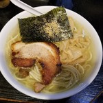 塩そば専門店 桑ばら - 麺が太い塩そば