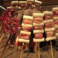 柳家 - 砂肝と葱ま