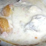 アカツキ - 広島産　牡蠣と有機ジャガイモの ホワイトソースチーズグラタン（まぜちゃいました＾＾；）