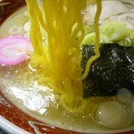 Oshokujidokoro zenraku - しおラーメンの麺