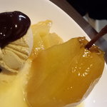 清加和 - 洋梨のコンポートココナッツアイス