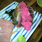 五郎 - 鰹に赤大根おろし