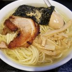 塩そば専門店 桑ばら - 麺が太い塩そば