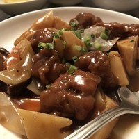 美林華飯店 - タケノコと鶏肉の煮込み