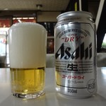 萩乃茶屋 - 缶ビール