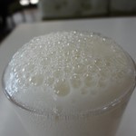 萩乃茶屋 - 缶ビール泡