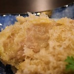 とん唐てん - 元気玉コロッケの中