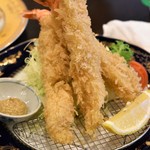 とん唐てん - 大海老フライ定食