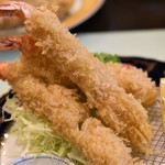とん唐てん - 大海老フライ定食