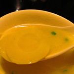 黄鶴 - ランチ　調理長おすすめコース　４５００円（税込）薄切り春筍のスープのアップ【２０１９年３月】