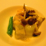 黄鶴 - ランチ　調理長おすすめコース　４５００円（税込）海老と春筍の塩味炒め【２０１９年３月】