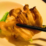 黄鶴 - ランチ　調理長おすすめコース　４５００円（税込）海老と春筍の塩味炒めのアップ【２０１９年３月】