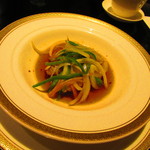 黄鶴 - ランチ　調理長おすすめコース　４５００円（税込）鰆の揚げ物　ピリ辛甘酢ソース【２０１９年３月】