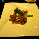 黄鶴 - ランチ　調理長おすすめコース　４５００円（税込）豚肉と春筍のオイスターソース炒め【２０１９年３月】