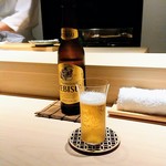 鮨 唐島 - ヱビスビール小瓶